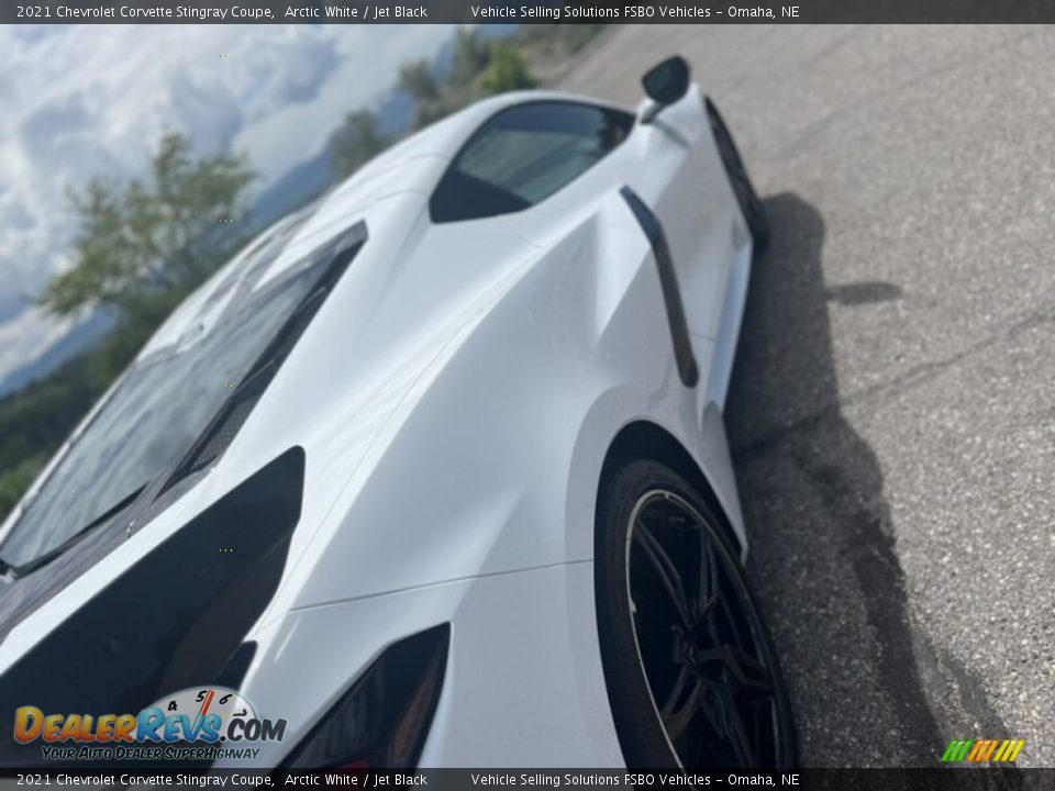 2021 Chevrolet Corvette Stingray Coupe Arctic White / Jet Black Photo #34