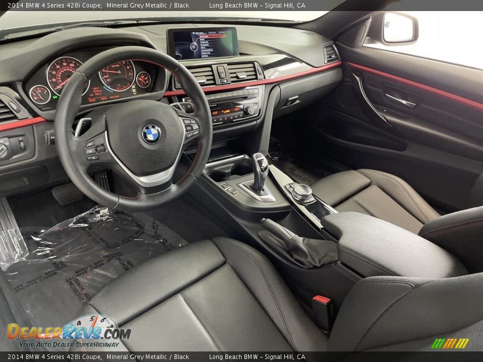 Black Interior - 2014 BMW 4 Series 428i Coupe Photo #15