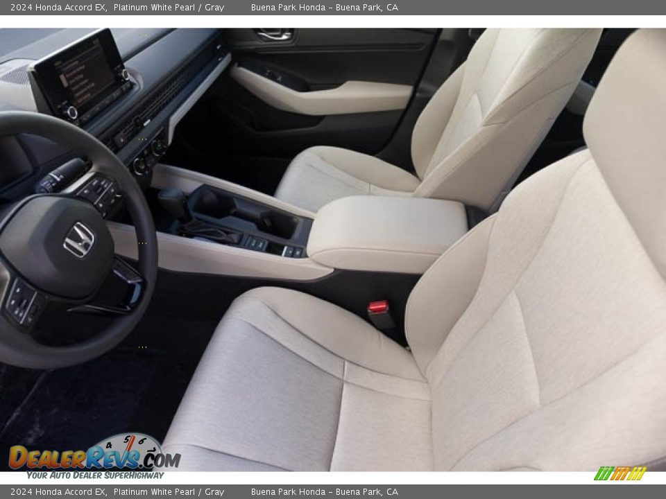 Gray Interior - 2024 Honda Accord EX Photo #17