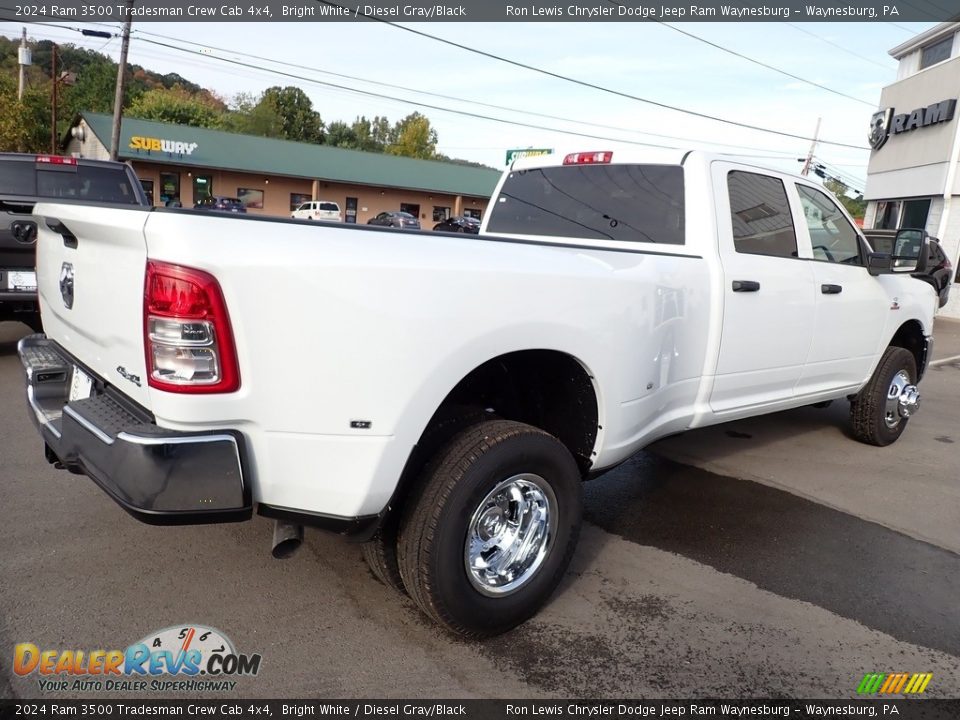 2024 Ram 3500 Tradesman Crew Cab 4x4 Bright White / Diesel Gray/Black Photo #7