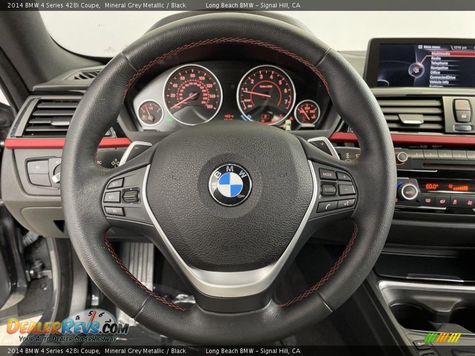 2014 BMW 4 Series 428i Coupe Steering Wheel Photo #17