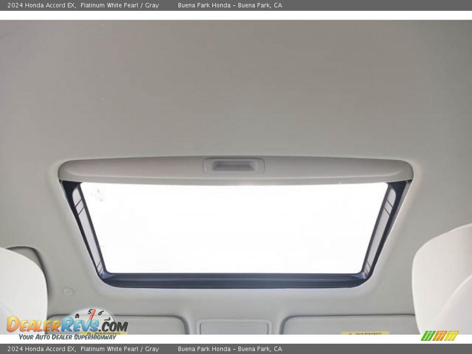 2024 Honda Accord EX Platinum White Pearl / Gray Photo #28