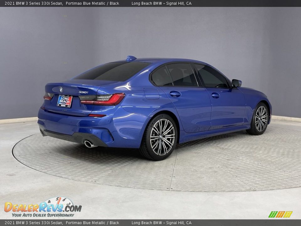 2021 BMW 3 Series 330i Sedan Portimao Blue Metallic / Black Photo #5