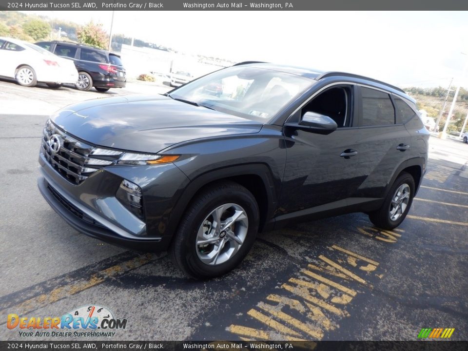 2024 Hyundai Tucson SEL AWD Portofino Gray / Black Photo #5