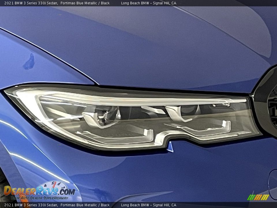 2021 BMW 3 Series 330i Sedan Portimao Blue Metallic / Black Photo #6