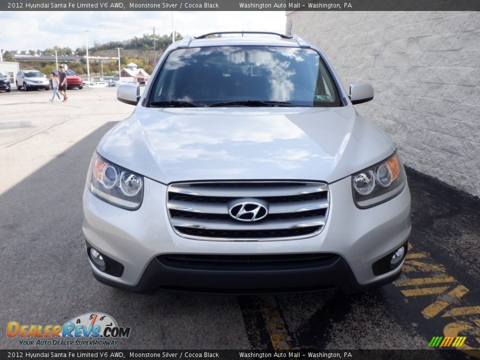 2012 Hyundai Santa Fe Limited V6 AWD Moonstone Silver / Cocoa Black Photo #3