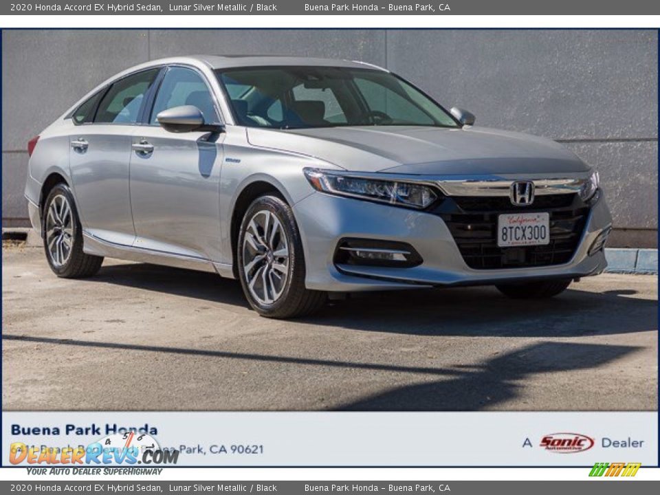 2020 Honda Accord EX Hybrid Sedan Lunar Silver Metallic / Black Photo #1