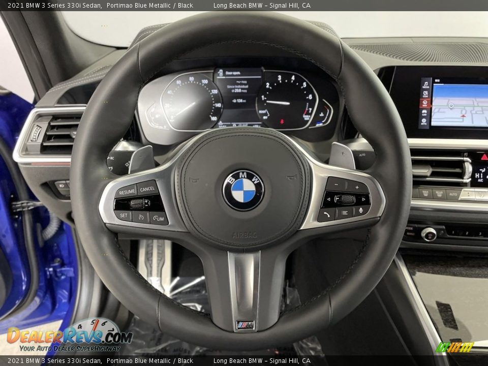 2021 BMW 3 Series 330i Sedan Steering Wheel Photo #17