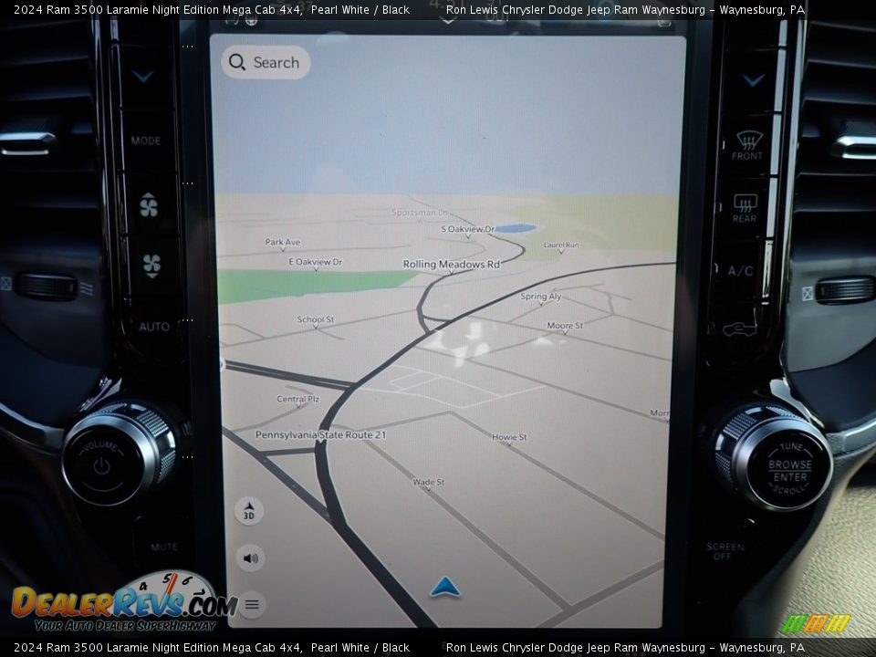 Navigation of 2024 Ram 3500 Laramie Night Edition Mega Cab 4x4 Photo #18