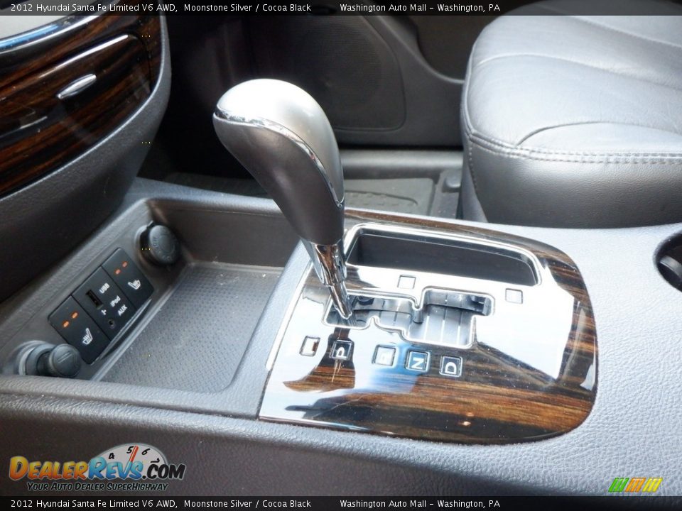 2012 Hyundai Santa Fe Limited V6 AWD Moonstone Silver / Cocoa Black Photo #17