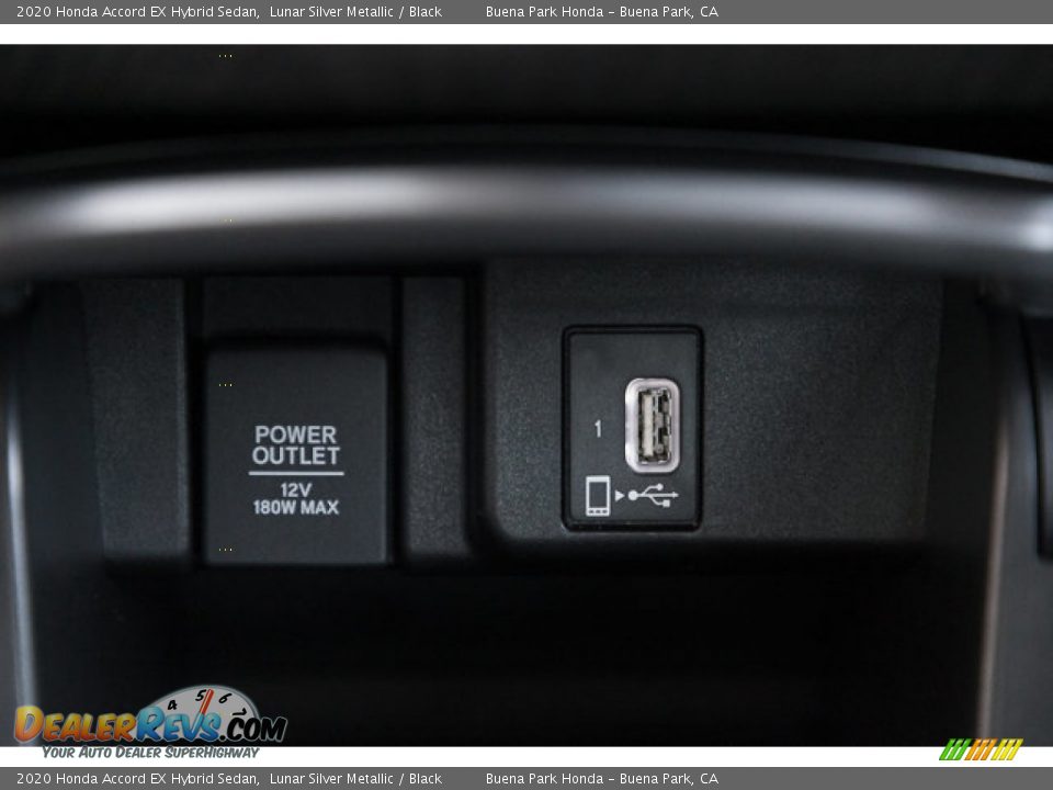 2020 Honda Accord EX Hybrid Sedan Lunar Silver Metallic / Black Photo #17