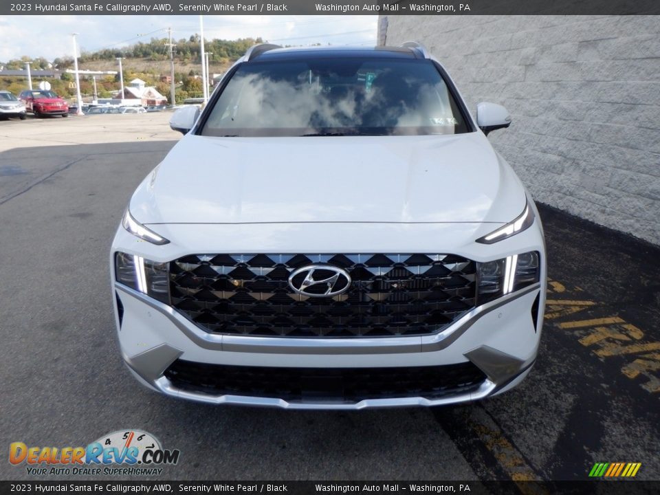 2023 Hyundai Santa Fe Calligraphy AWD Serenity White Pearl / Black Photo #3