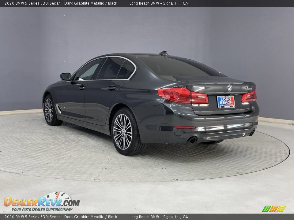 2020 BMW 5 Series 530i Sedan Dark Graphite Metallic / Black Photo #3