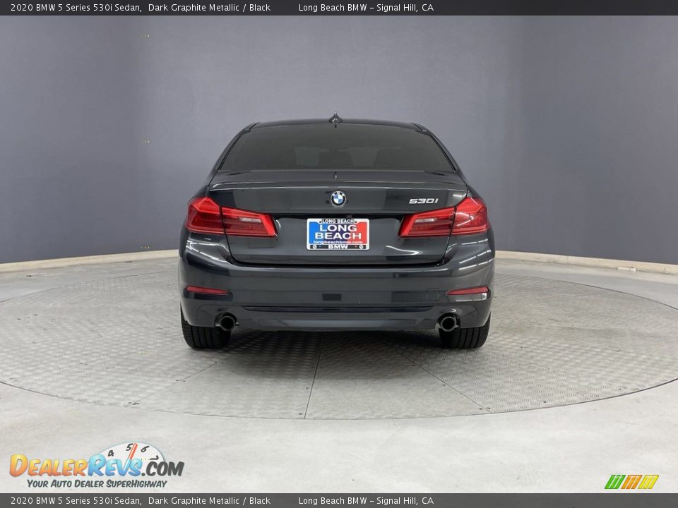 2020 BMW 5 Series 530i Sedan Dark Graphite Metallic / Black Photo #4