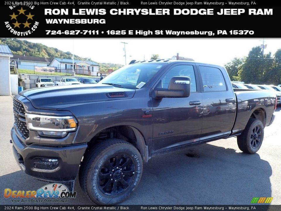 2024 Ram 2500 Big Horn Crew Cab 4x4 Granite Crystal Metallic / Black Photo #1