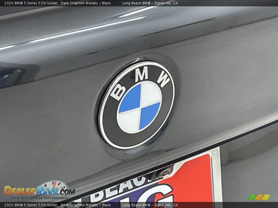 2020 BMW 5 Series 530i Sedan Dark Graphite Metallic / Black Photo #9