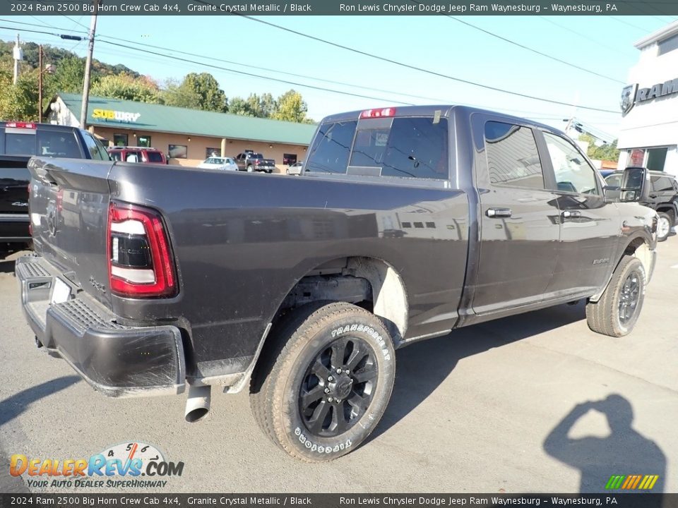 2024 Ram 2500 Big Horn Crew Cab 4x4 Granite Crystal Metallic / Black Photo #6