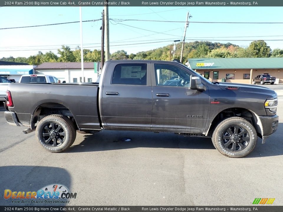 2024 Ram 2500 Big Horn Crew Cab 4x4 Granite Crystal Metallic / Black Photo #7