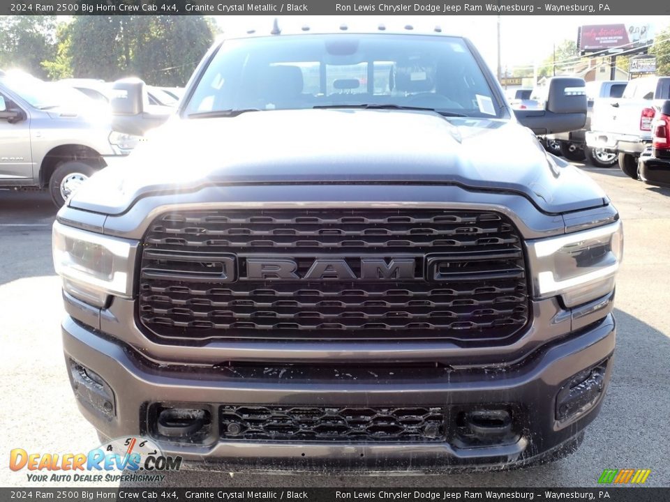 2024 Ram 2500 Big Horn Crew Cab 4x4 Granite Crystal Metallic / Black Photo #9