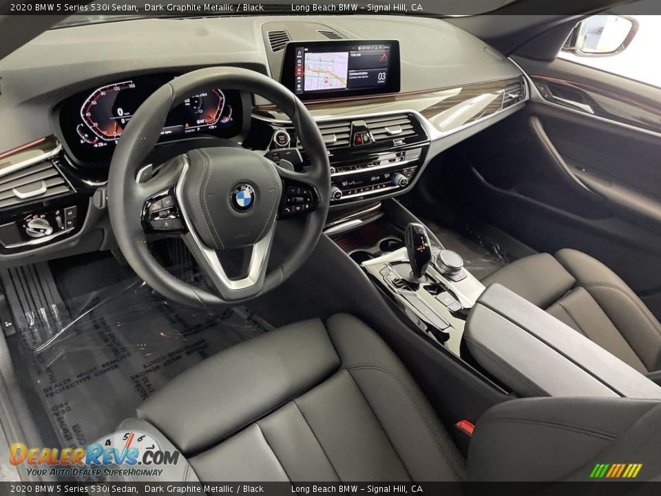 Black Interior - 2020 BMW 5 Series 530i Sedan Photo #15