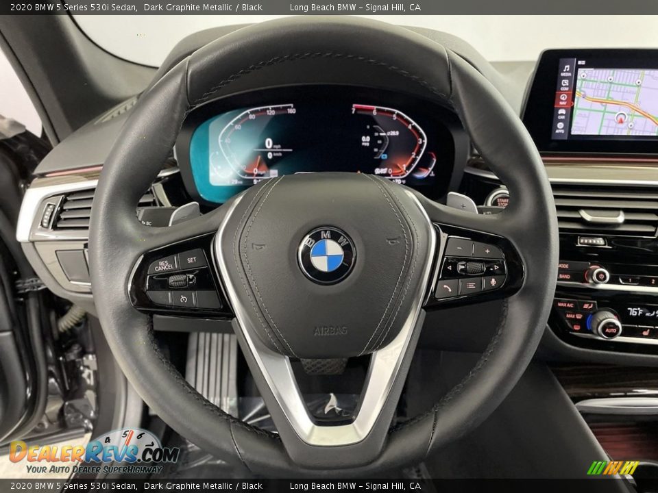 2020 BMW 5 Series 530i Sedan Steering Wheel Photo #17