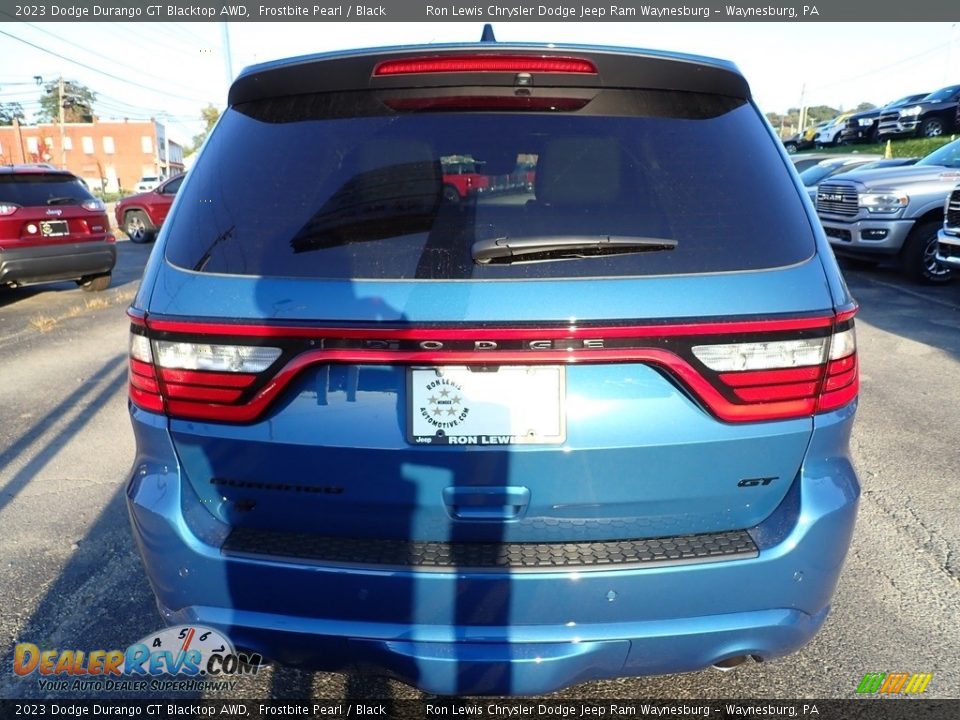 2023 Dodge Durango GT Blacktop AWD Frostbite Pearl / Black Photo #4