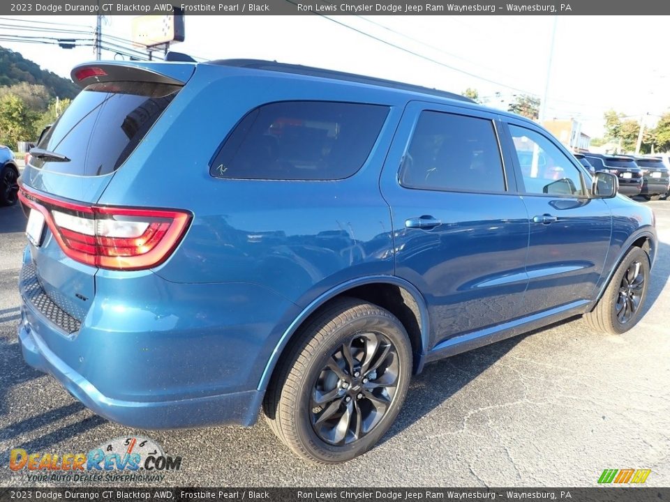 2023 Dodge Durango GT Blacktop AWD Frostbite Pearl / Black Photo #6