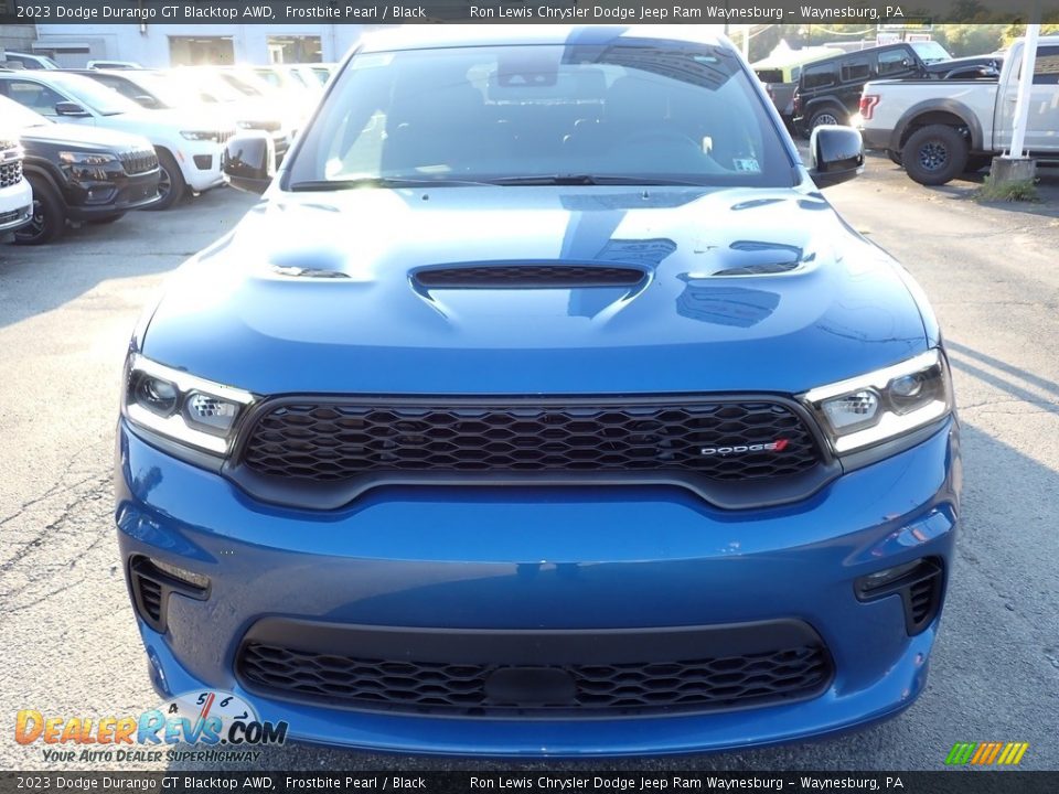 2023 Dodge Durango GT Blacktop AWD Frostbite Pearl / Black Photo #9