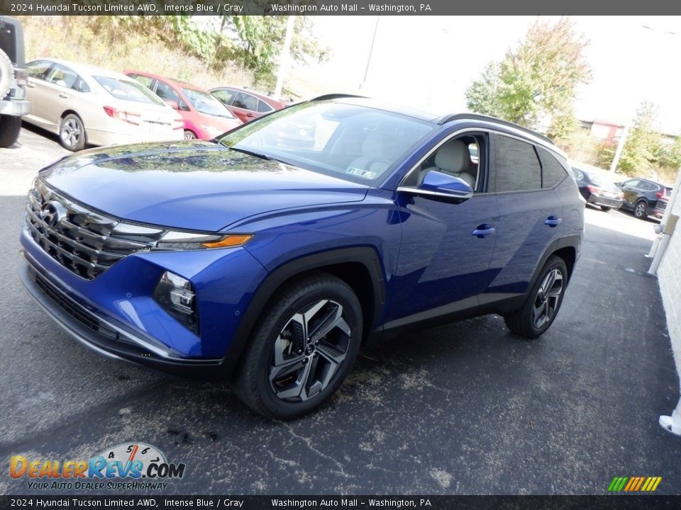 2024 Hyundai Tucson Limited AWD Intense Blue / Gray Photo #5