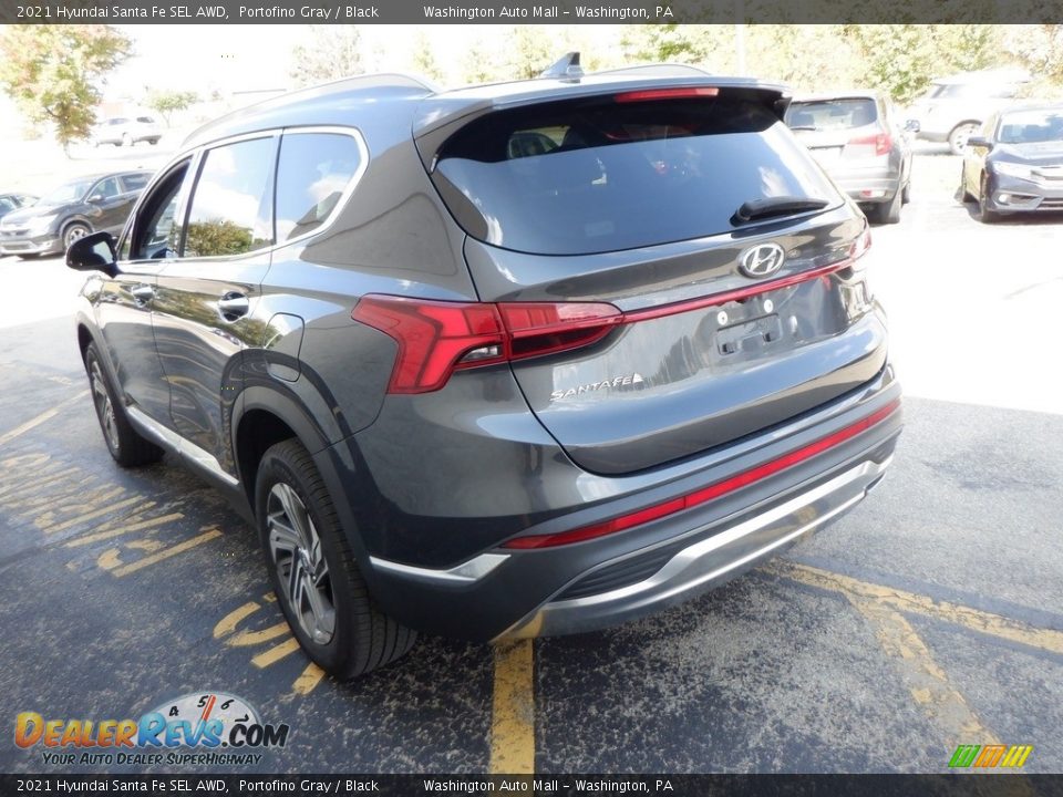 2021 Hyundai Santa Fe SEL AWD Portofino Gray / Black Photo #5