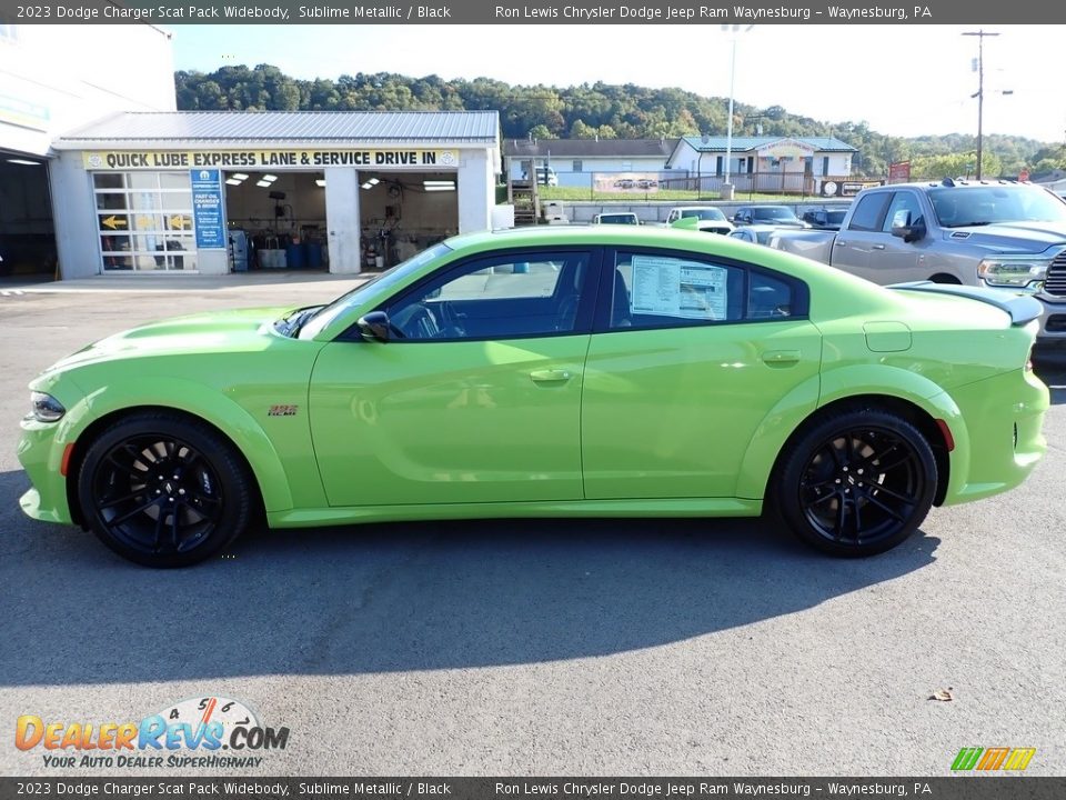 2023 Dodge Charger Scat Pack Widebody Sublime Metallic / Black Photo #2