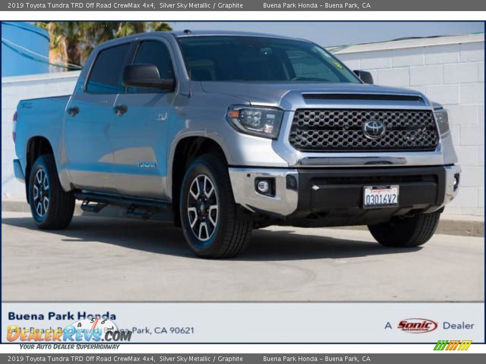 2019 Toyota Tundra TRD Off Road CrewMax 4x4 Silver Sky Metallic / Graphite Photo #1