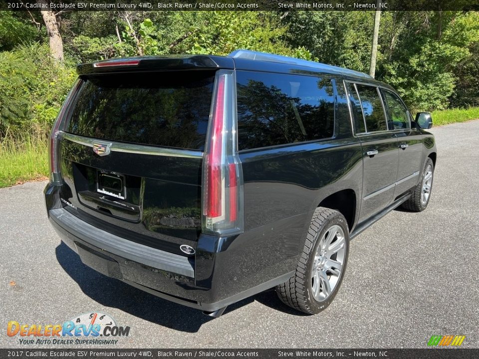 Black Raven 2017 Cadillac Escalade ESV Premium Luxury 4WD Photo #7