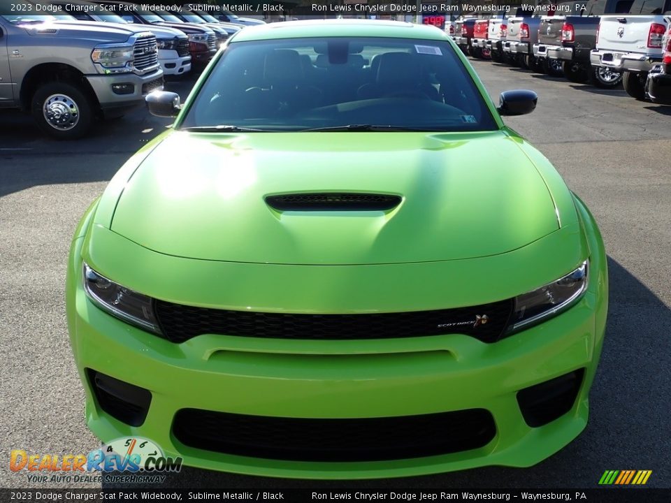 2023 Dodge Charger Scat Pack Widebody Sublime Metallic / Black Photo #9