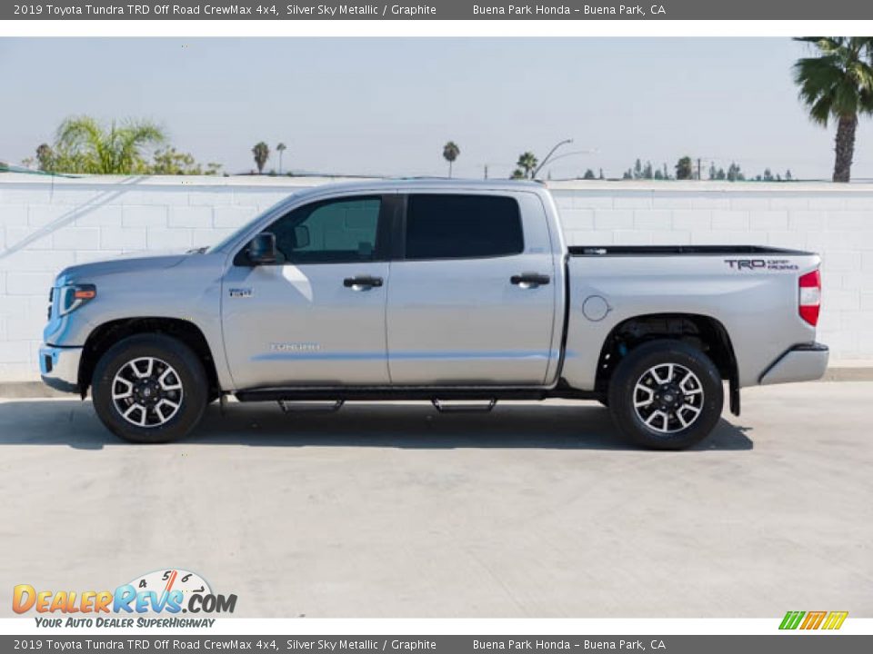 2019 Toyota Tundra TRD Off Road CrewMax 4x4 Silver Sky Metallic / Graphite Photo #8