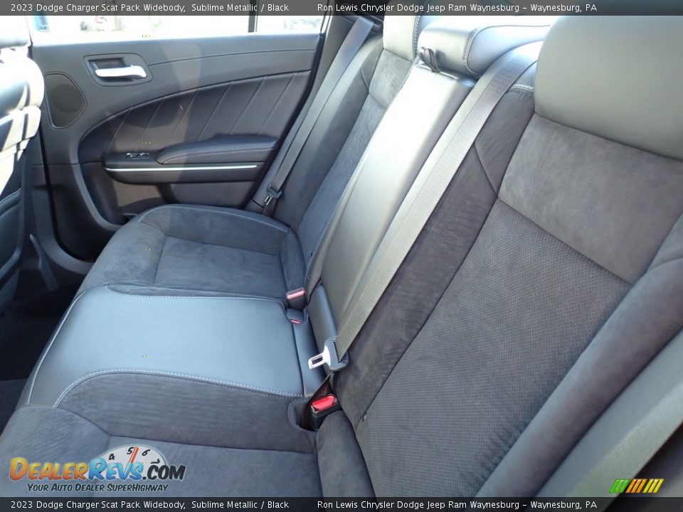 Rear Seat of 2023 Dodge Charger Scat Pack Widebody Photo #12