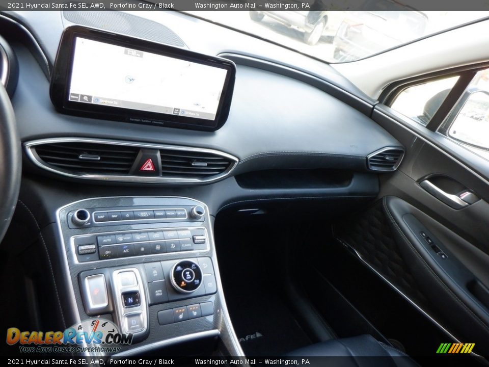 Dashboard of 2021 Hyundai Santa Fe SEL AWD Photo #15
