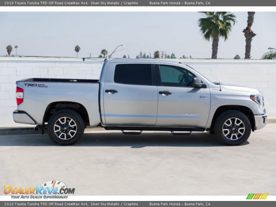 2019 Toyota Tundra TRD Off Road CrewMax 4x4 Silver Sky Metallic / Graphite Photo #14