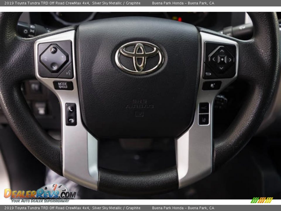 2019 Toyota Tundra TRD Off Road CrewMax 4x4 Silver Sky Metallic / Graphite Photo #15