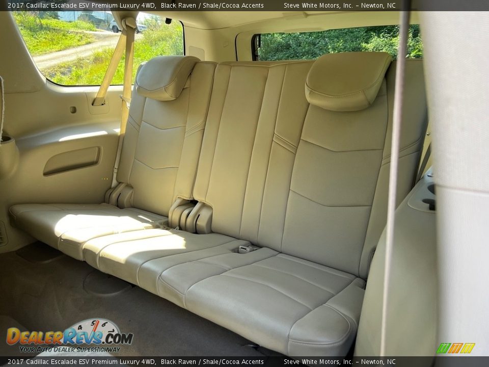 Rear Seat of 2017 Cadillac Escalade ESV Premium Luxury 4WD Photo #17