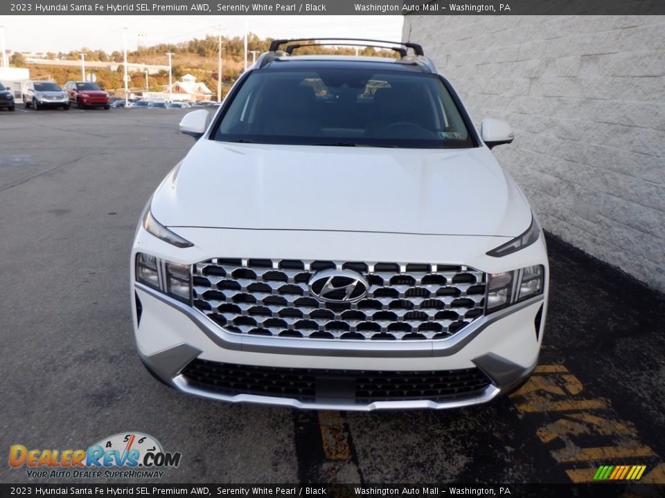 2023 Hyundai Santa Fe Hybrid SEL Premium AWD Serenity White Pearl / Black Photo #3