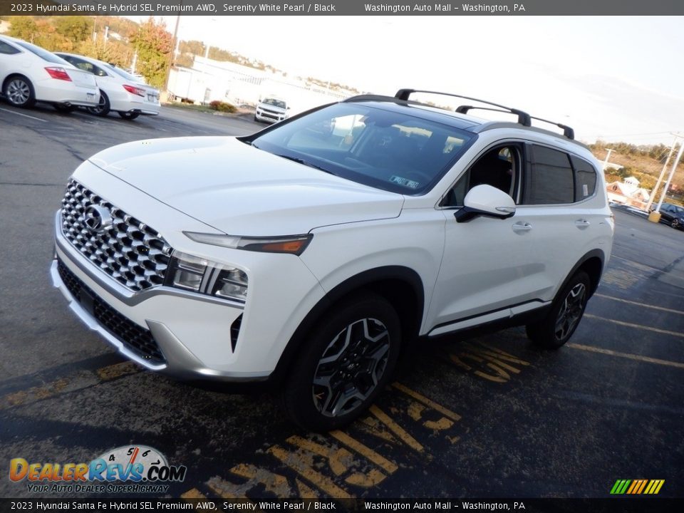 2023 Hyundai Santa Fe Hybrid SEL Premium AWD Serenity White Pearl / Black Photo #4