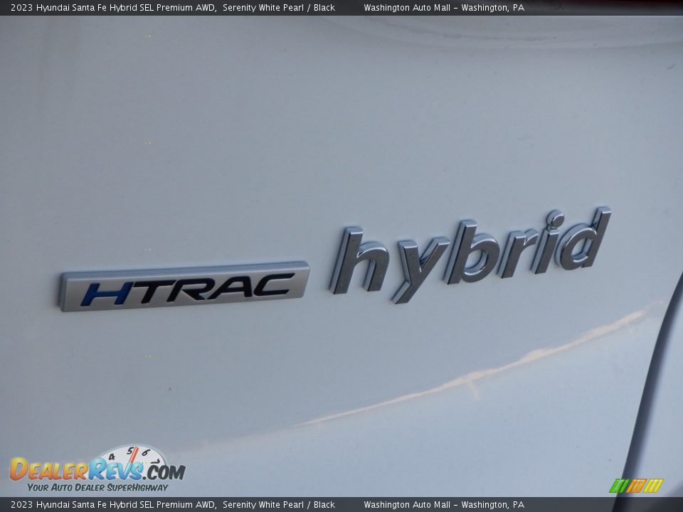 2023 Hyundai Santa Fe Hybrid SEL Premium AWD Serenity White Pearl / Black Photo #6