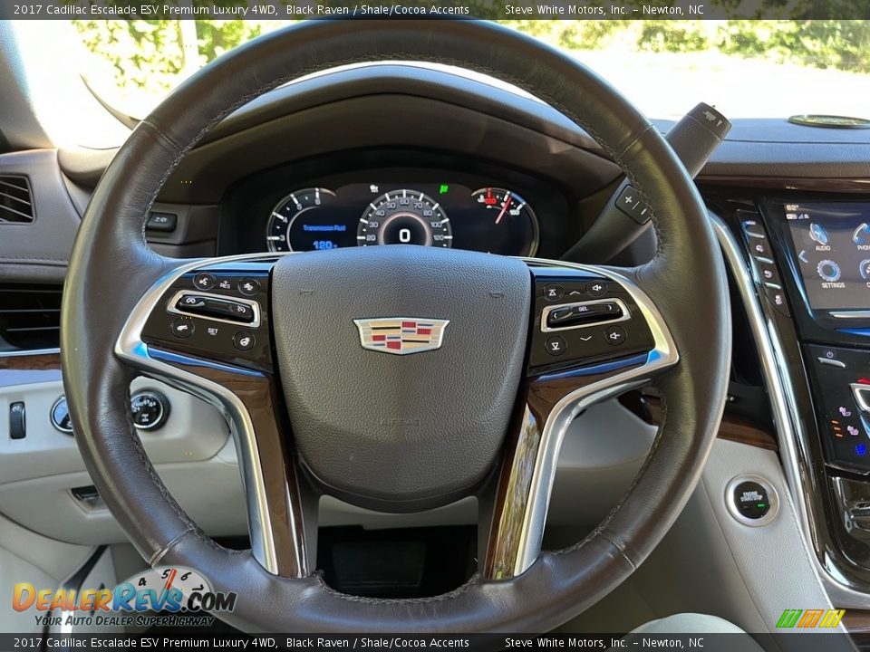 2017 Cadillac Escalade ESV Premium Luxury 4WD Steering Wheel Photo #27