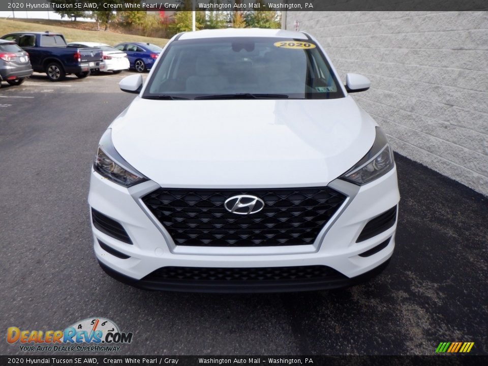 2020 Hyundai Tucson SE AWD Cream White Pearl / Gray Photo #3