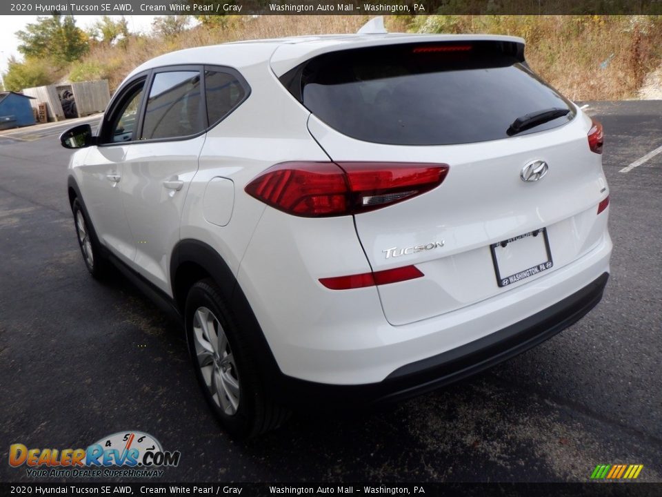 2020 Hyundai Tucson SE AWD Cream White Pearl / Gray Photo #6