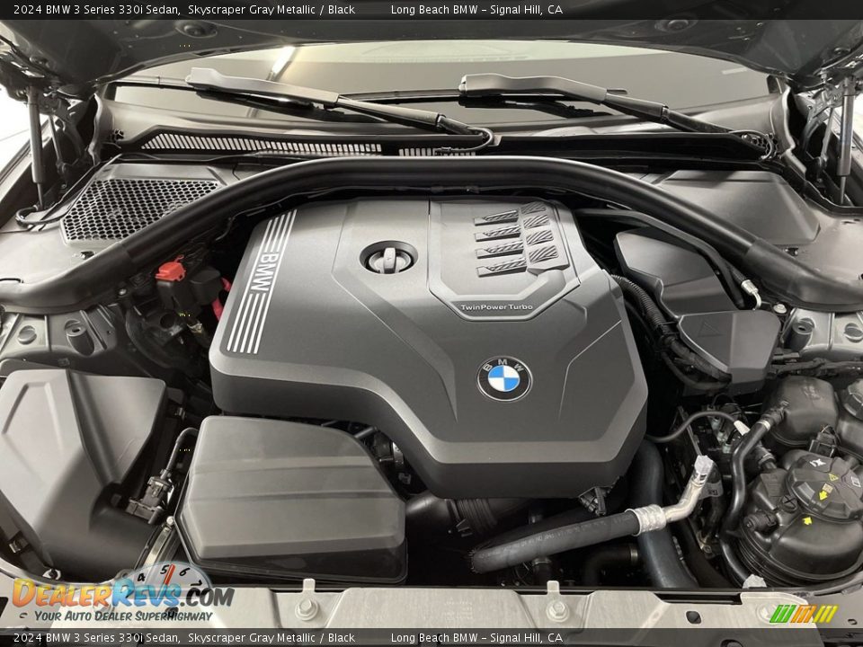 2024 BMW 3 Series 330i Sedan 2.0 Liter DI TwinPower Turbocharged DOHC 16-Valve VVT 4 Cylinder Engine Photo #9