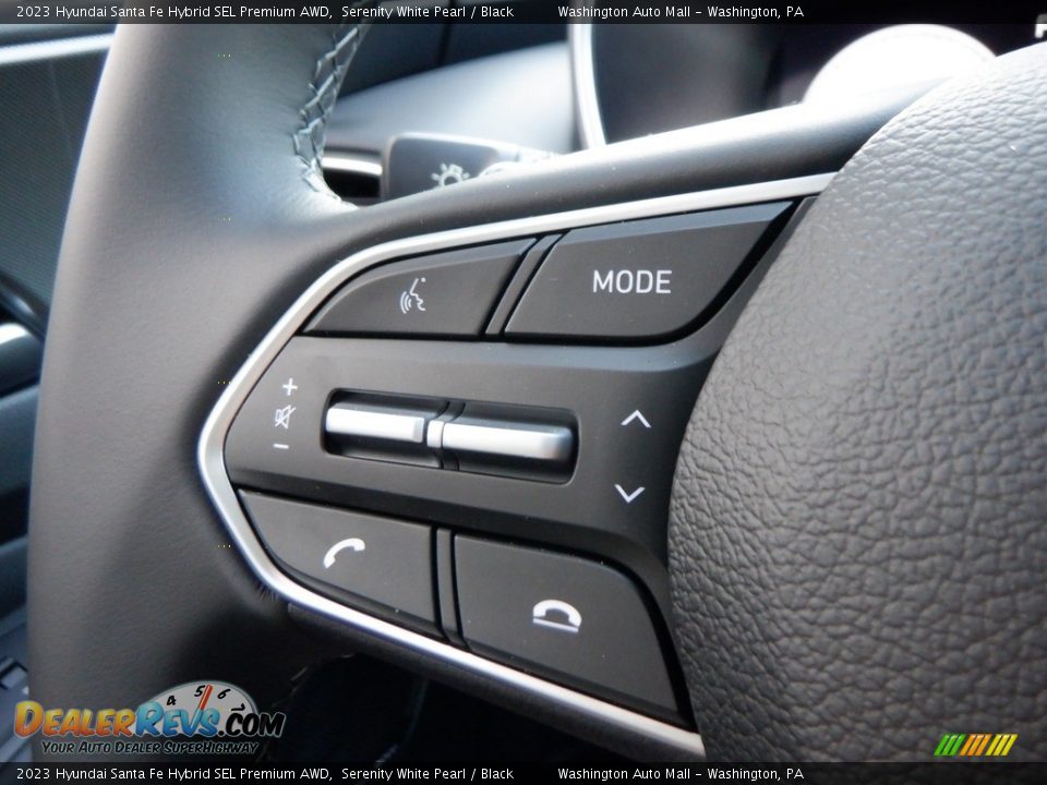 2023 Hyundai Santa Fe Hybrid SEL Premium AWD Serenity White Pearl / Black Photo #22