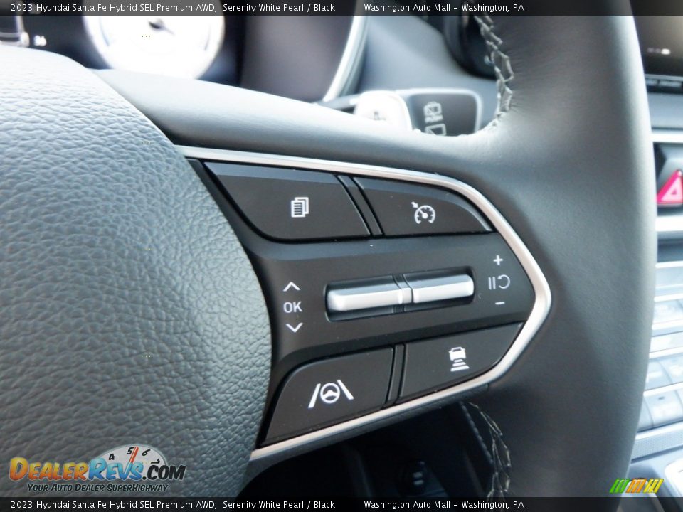 2023 Hyundai Santa Fe Hybrid SEL Premium AWD Serenity White Pearl / Black Photo #23