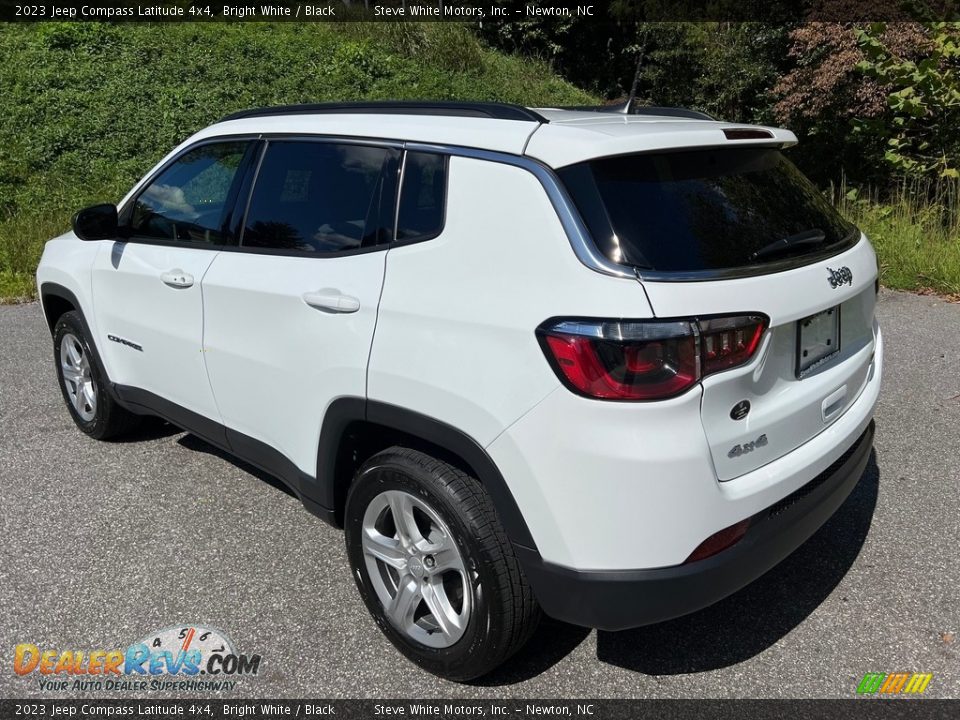 Bright White 2023 Jeep Compass Latitude 4x4 Photo #8